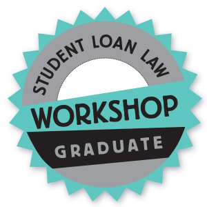 Student Loan Law Workshop Graduate Badge